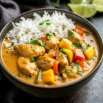 Crockpot Mango Coconut Curry Chicken