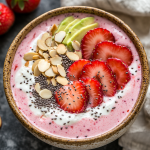 Keto Strawberry Smoothie Bowl!