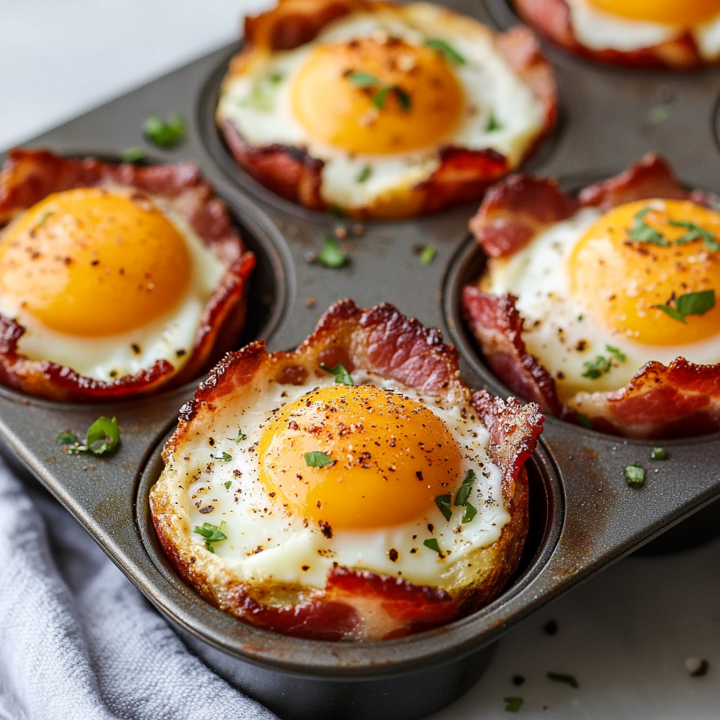Keto Bacon and Egg Cups!