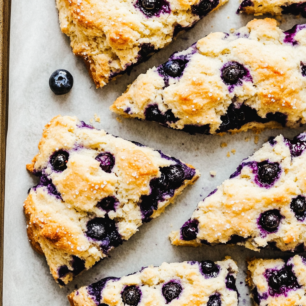 Classic Bakery-Style Blueberry Scones