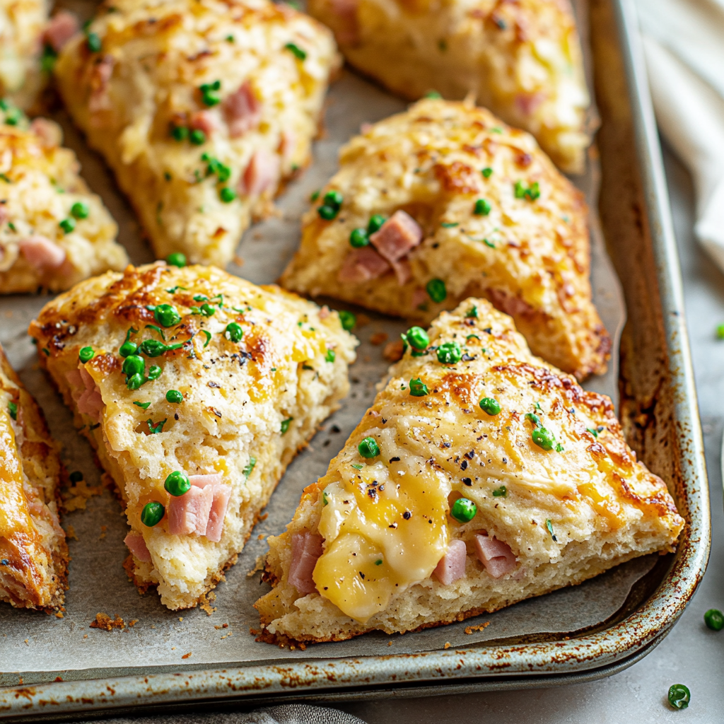 Ham and Cheese Scones