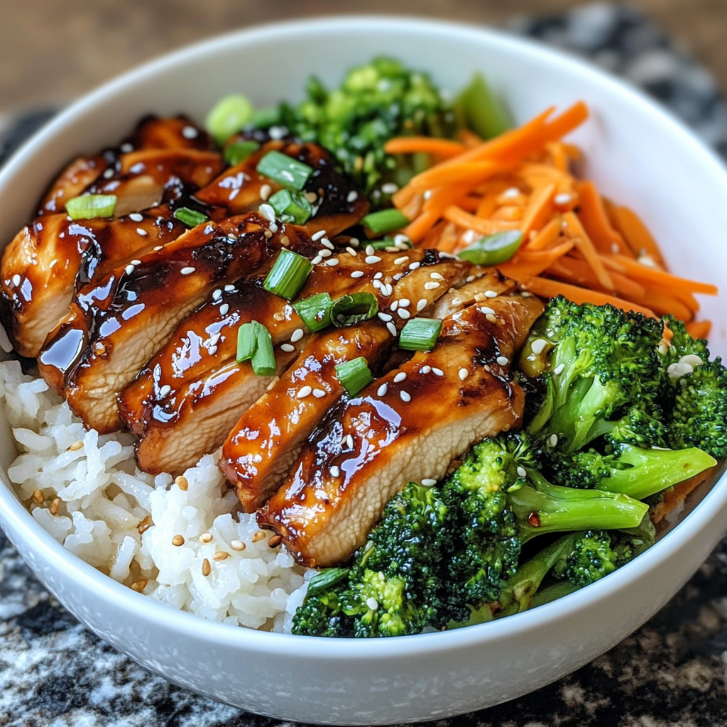 Korean BBQ Chicken Bowl
