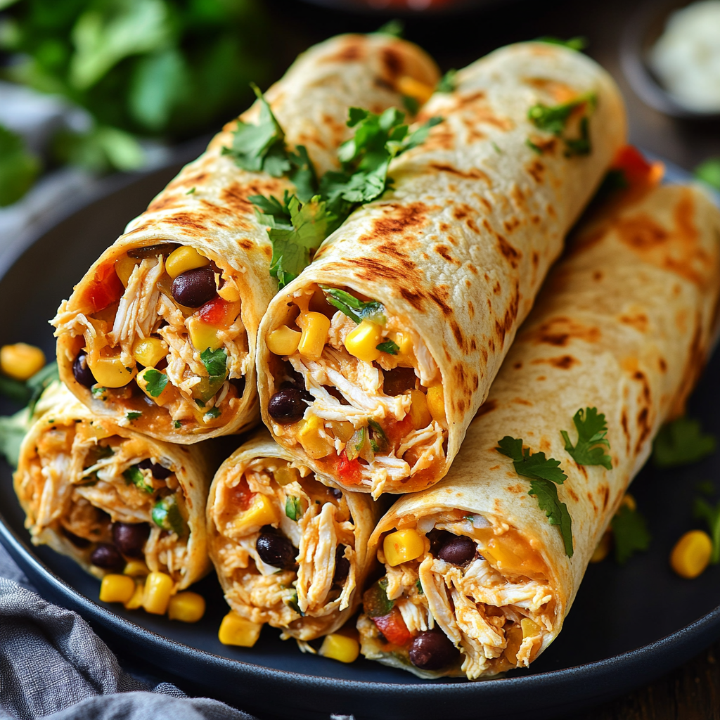 Macro-Friendly Southwest Chicken Roll Ups