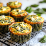 Keto Spinach and Feta Muffins!