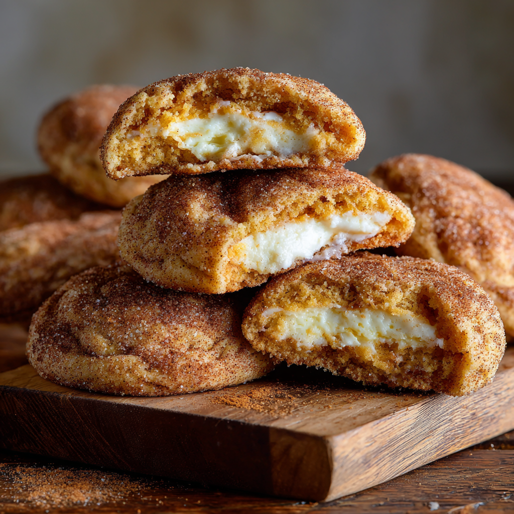 Pumpkin Cheesecake Snickerdoodles