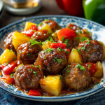 Dump & Go Crockpot Sweet and Sour Meatballs
