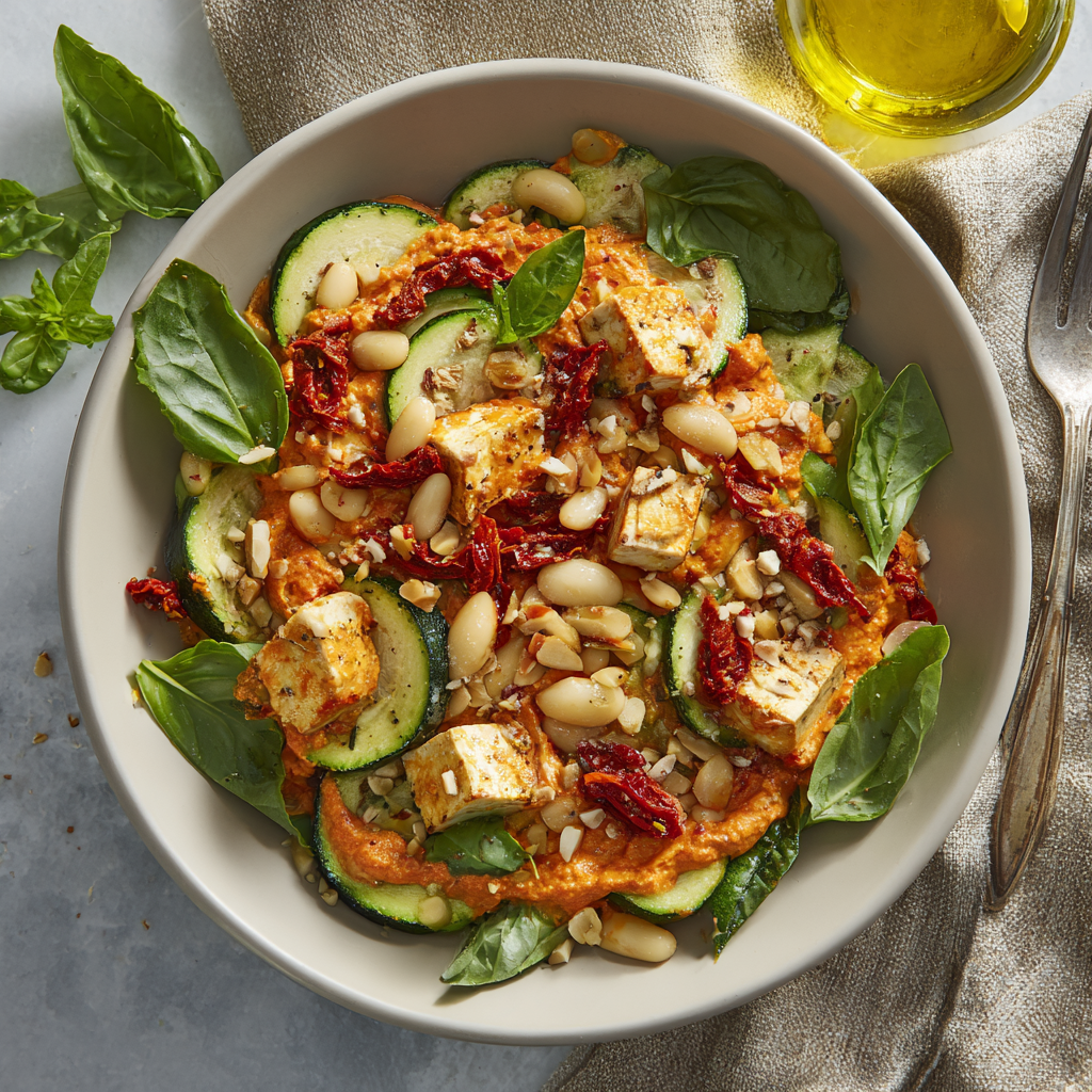 High-Protein Romesco Salad