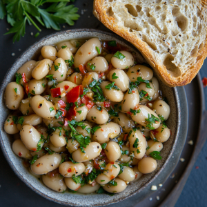 Marinated White Beans