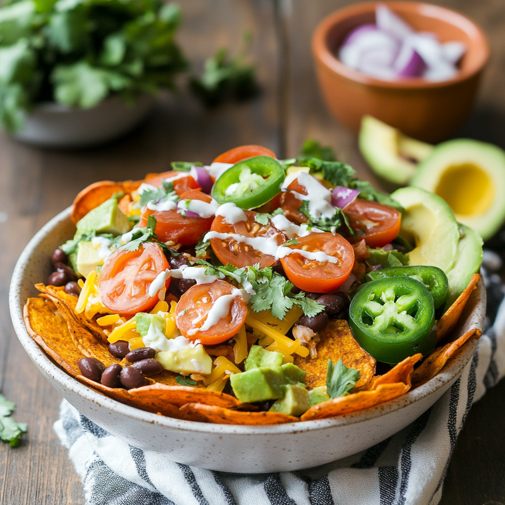 Sweet Potato Nacho Bowl