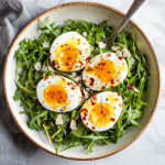 Breakfast Salad with Soft-Boiled Eggs