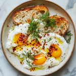 Savory Yogurt & Soft-Boiled Egg Plate