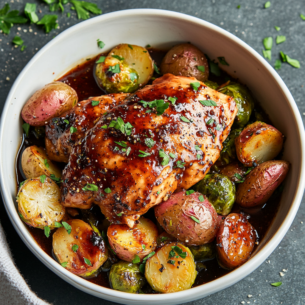 Slow-Cooker Balsamic Chicken