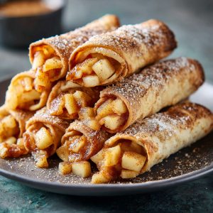 Mini Apple Pie Taquitos