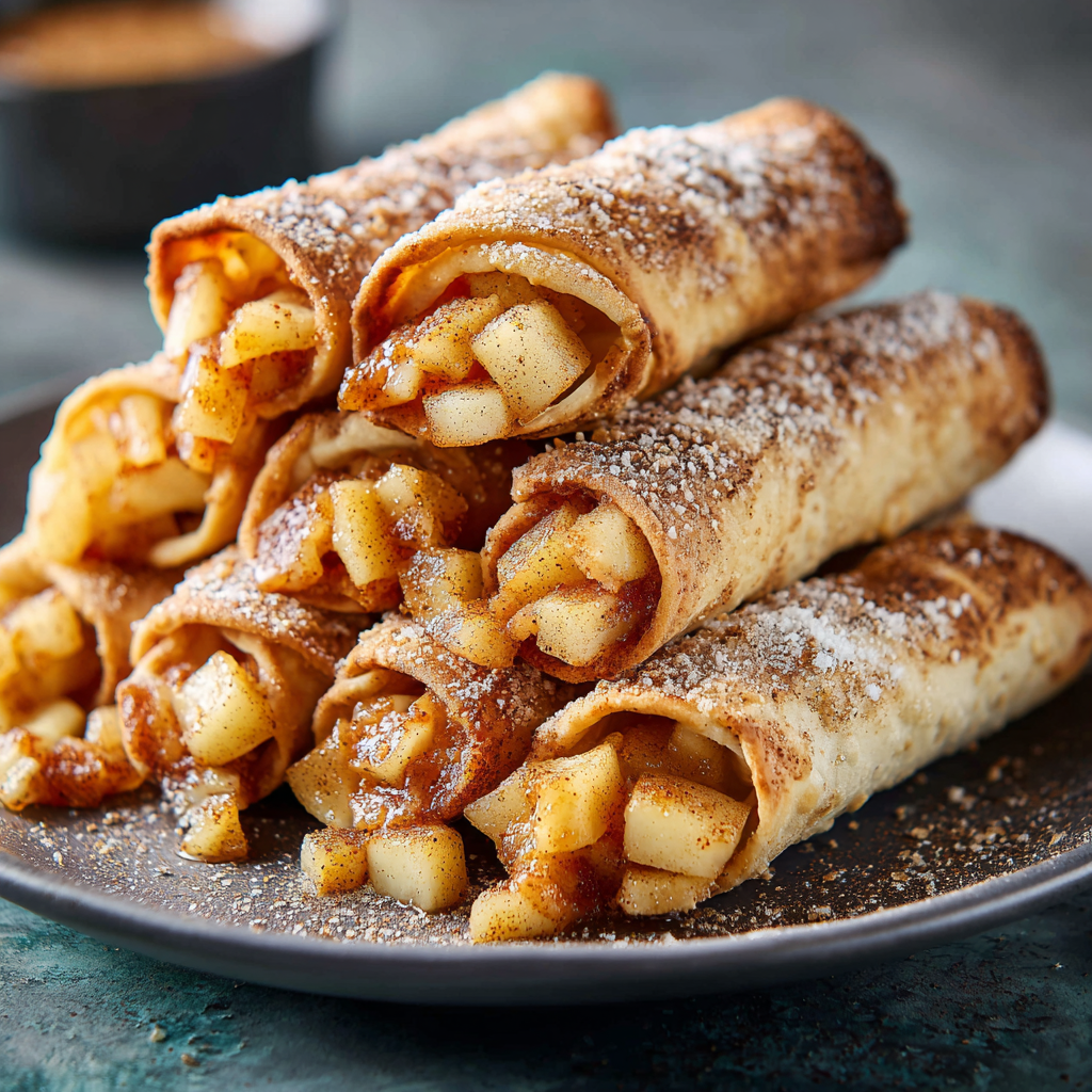 Mini Apple Pie Taquitos