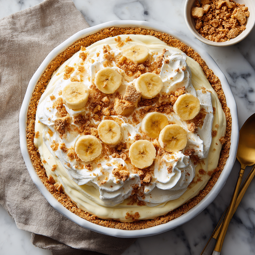 Banana Bread Cream Pie