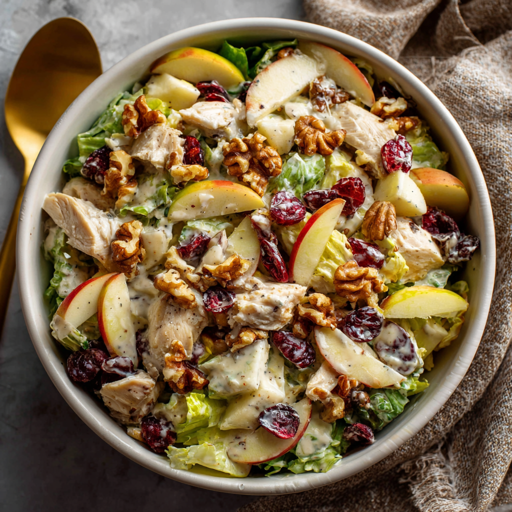 Apple Walnut Chicken Salad
