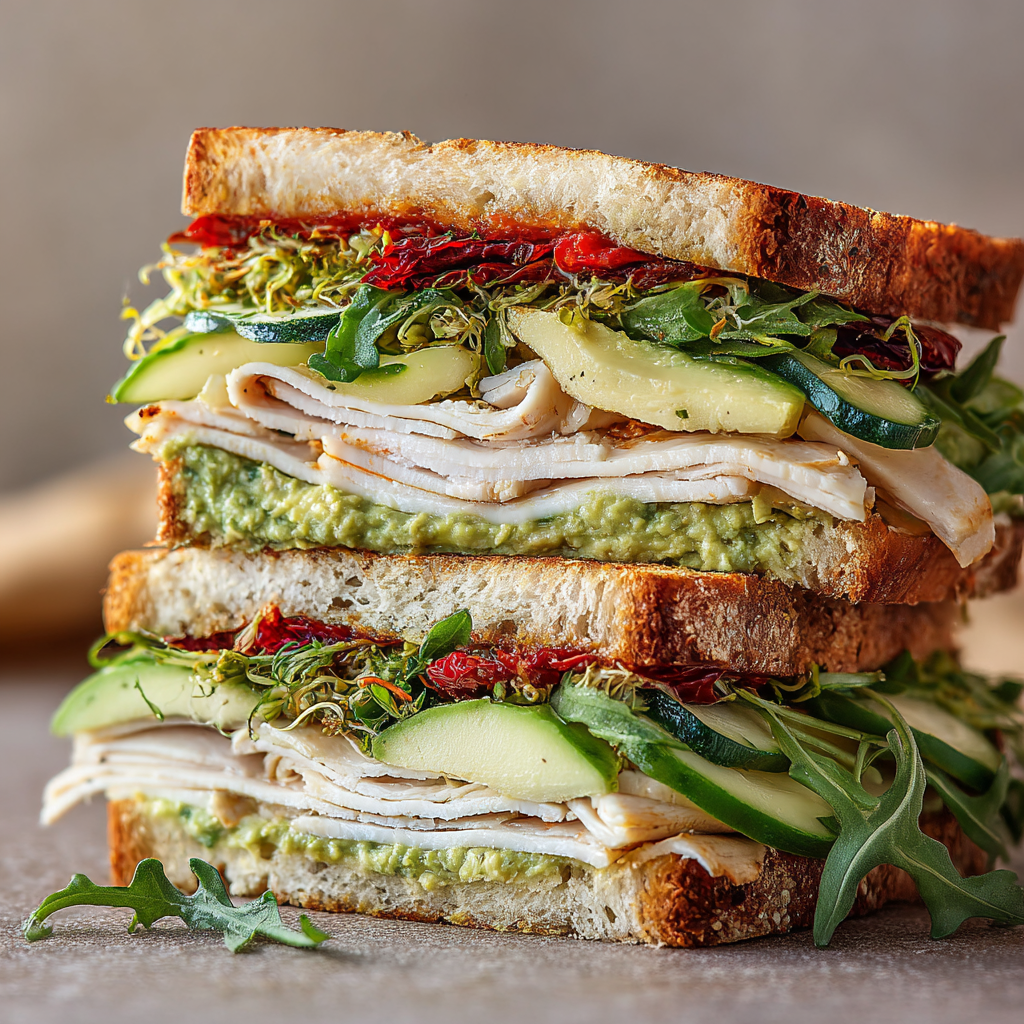Turkey Veggie Panini