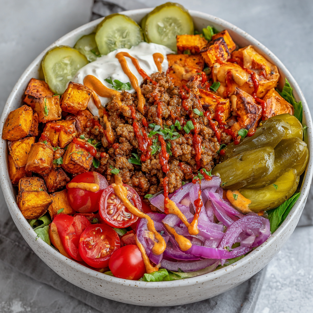 Burger Bowl Bliss