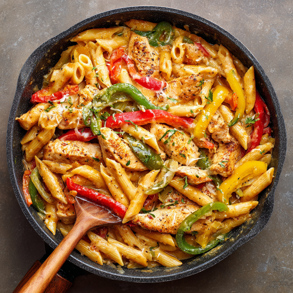 One-Pot Chicken Fajita Pasta