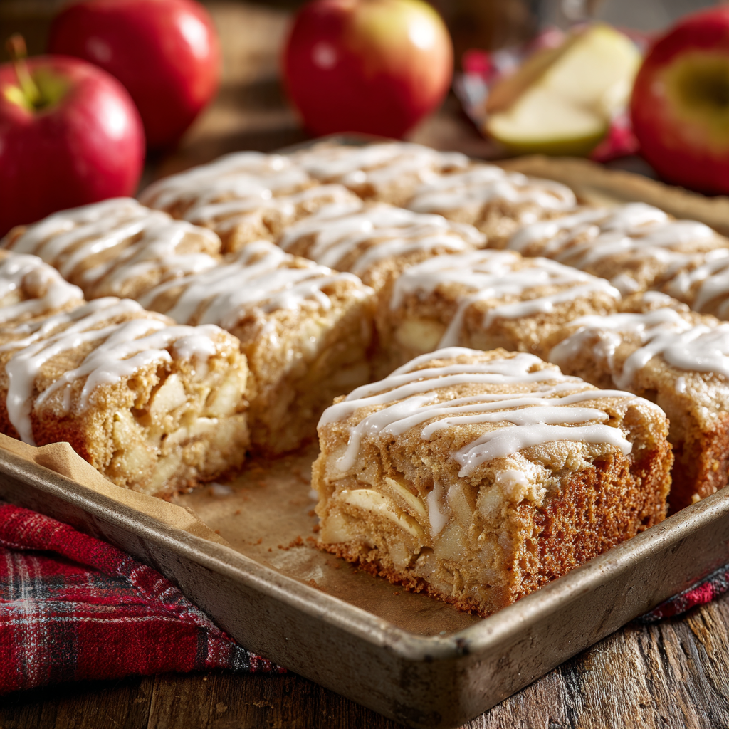 Apple Cinnamon Sheet Cake