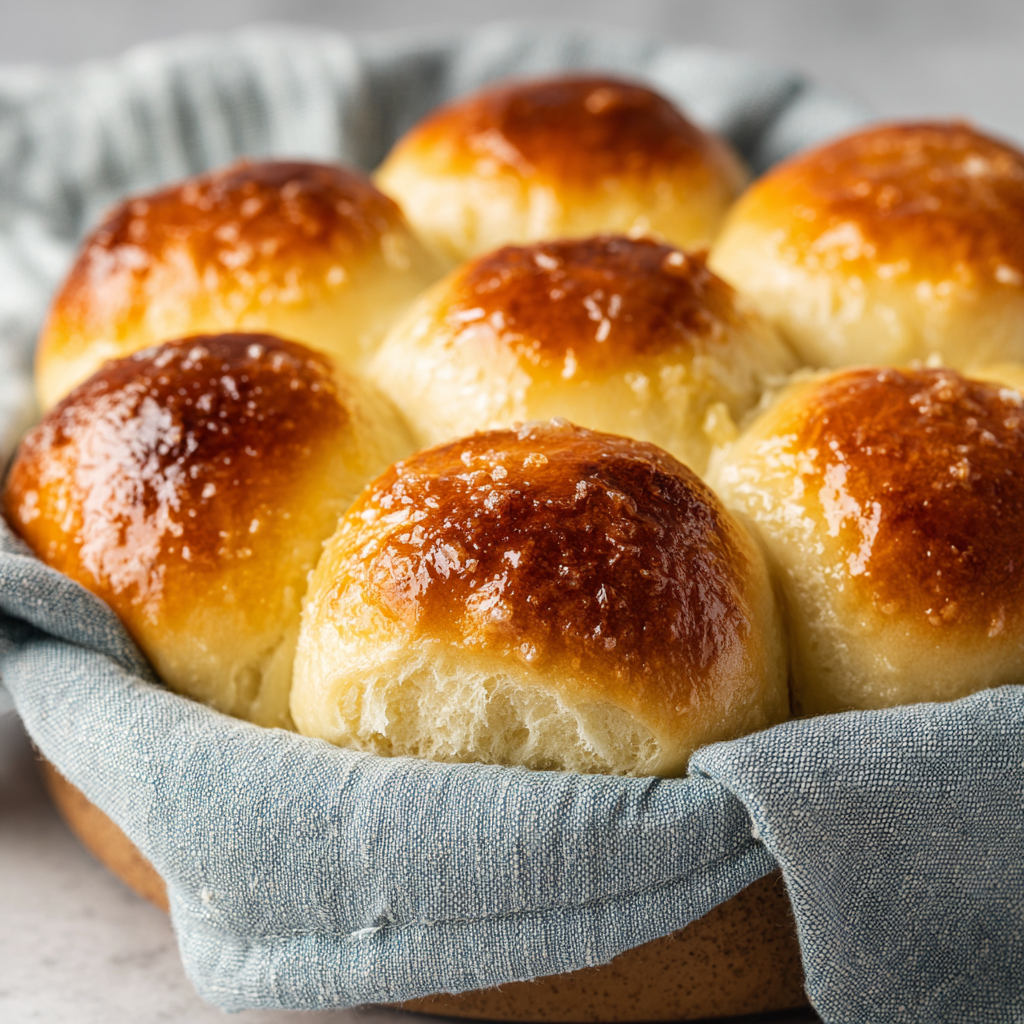 Soft Honey Butter Dinner Rolls