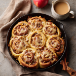 Apple Cinnamon Rolls with Brown Butter Maple Icing