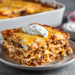Cheesy Taco Lasagna