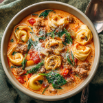 Sausage Tortellini Soup