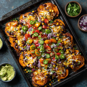 Loaded Sweet Potato Nachos