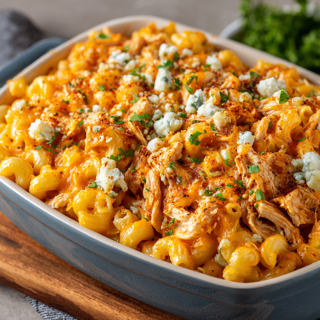 Buffalo Chicken Mac and Cheese