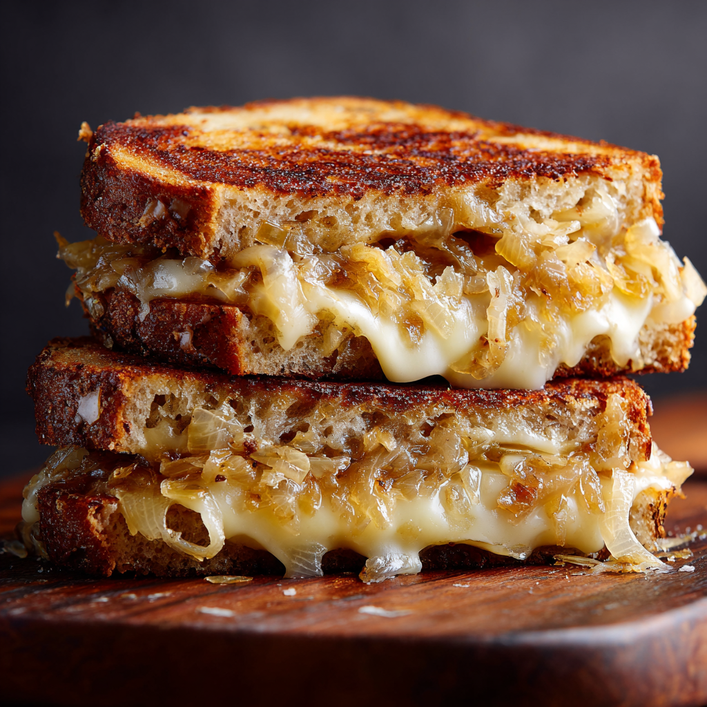 French Onion Grilled Cheese Sandwich