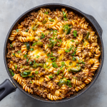 CHEESEBURGER PASTA {ONE POT}