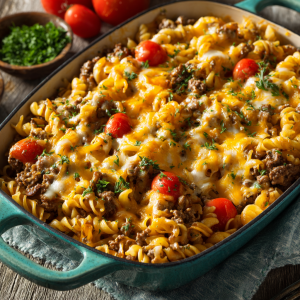 Cheeseburger Casserole