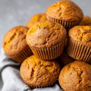 2-Ingredient Pumpkin Muffins