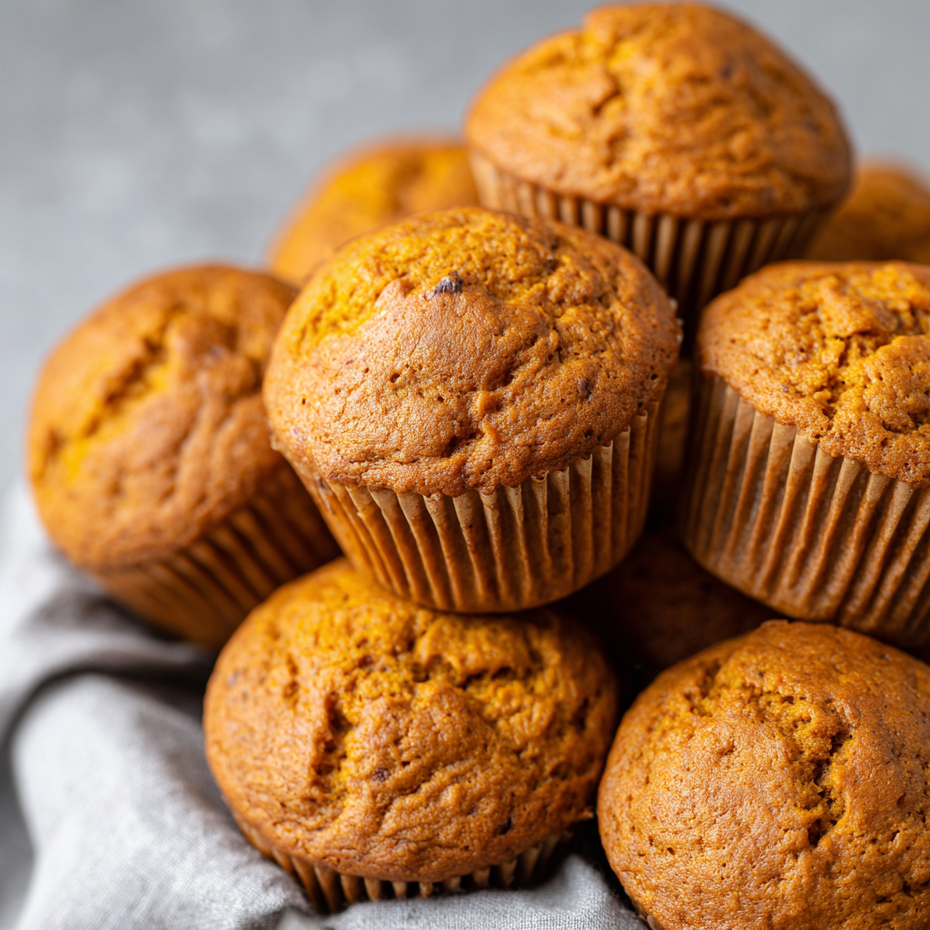 2-Ingredient Pumpkin Muffins