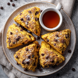 Chocolate Chip Pumpkin Scones