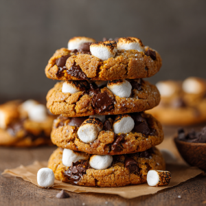 Pumpkin S’mores Cookies