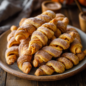 Easy Pumpkin Pie Twists