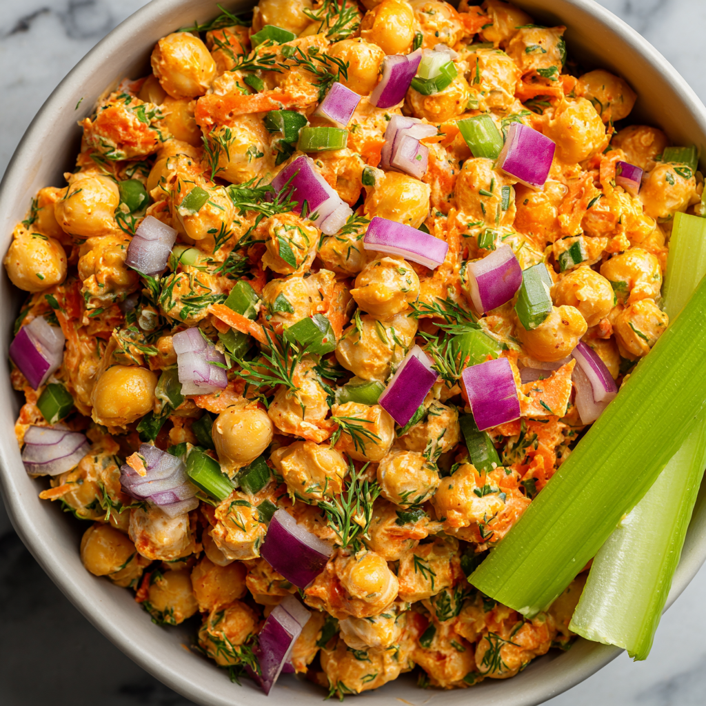 Buffalo Chickpea Salad