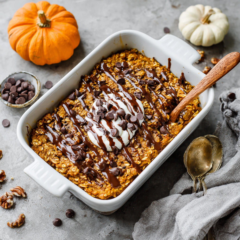 Pumpkin Baked Oatmeal