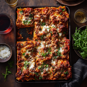 Sheet Pan Lasagna