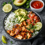 Chicken Burrito Protein Bowl