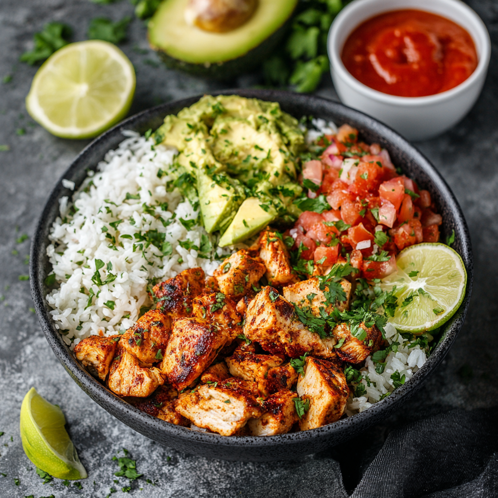 Chicken Burrito Protein Bowl