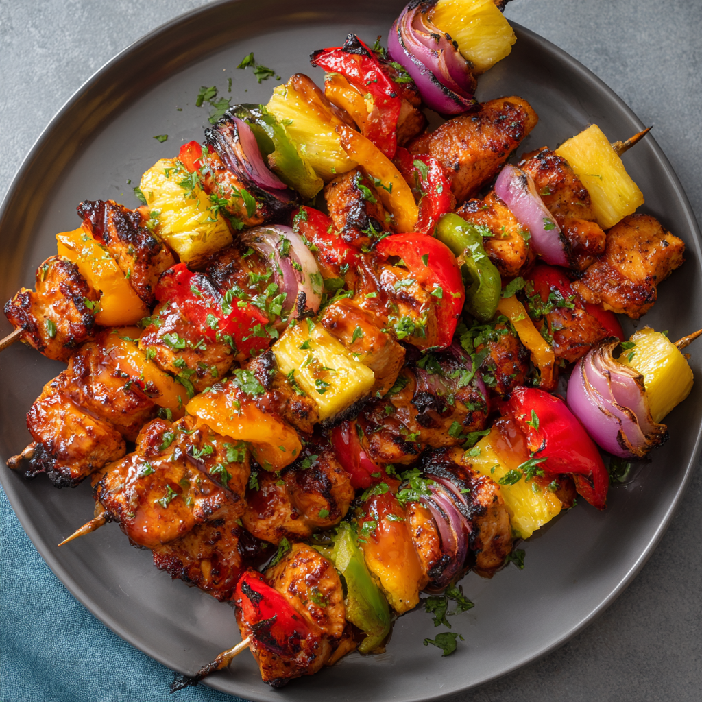 Pineapple Chicken Kabobs