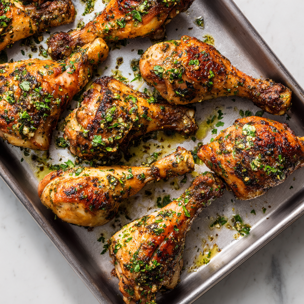 GARLIC HERB CHICKEN LEGS