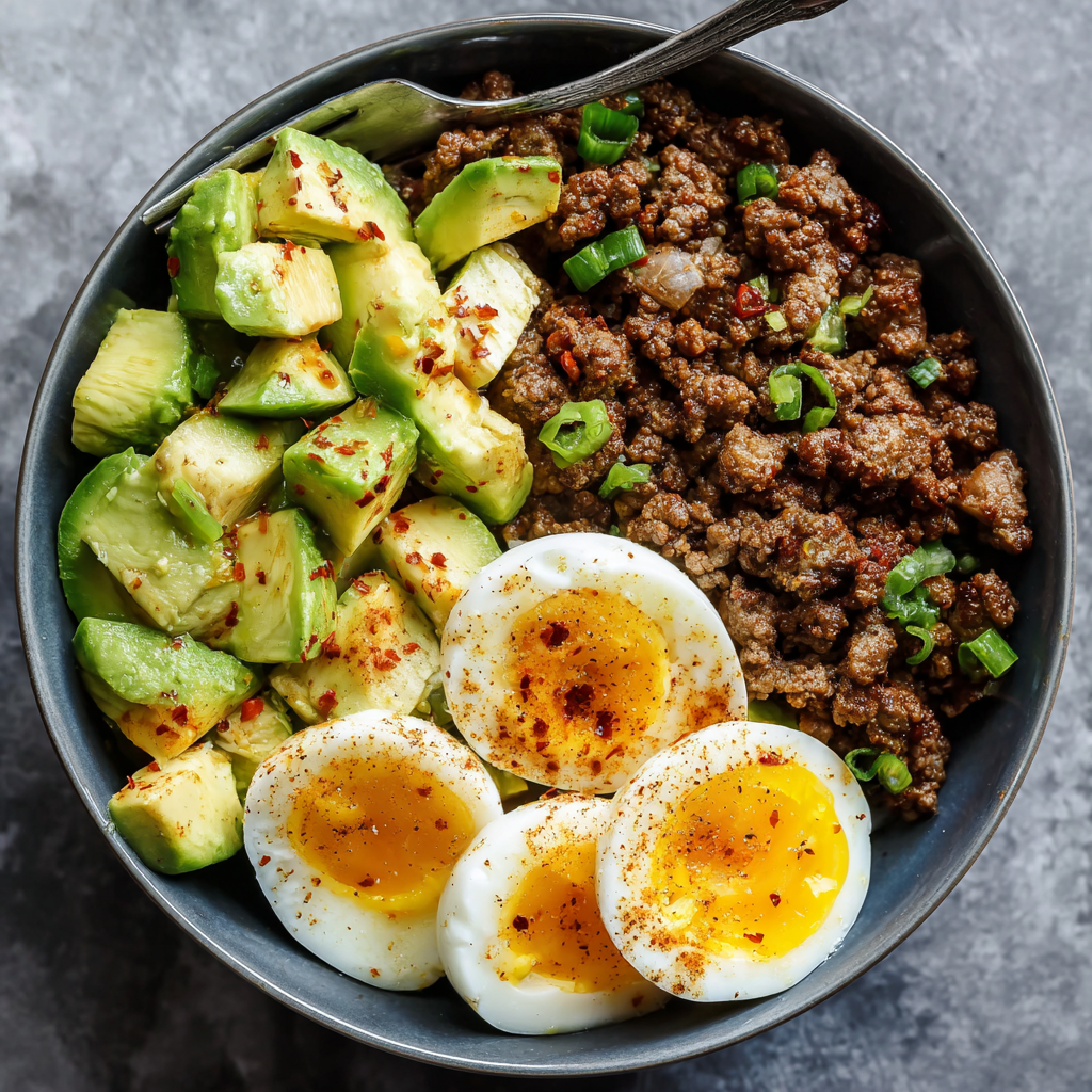 High Protein + Low Carb Power Bowl