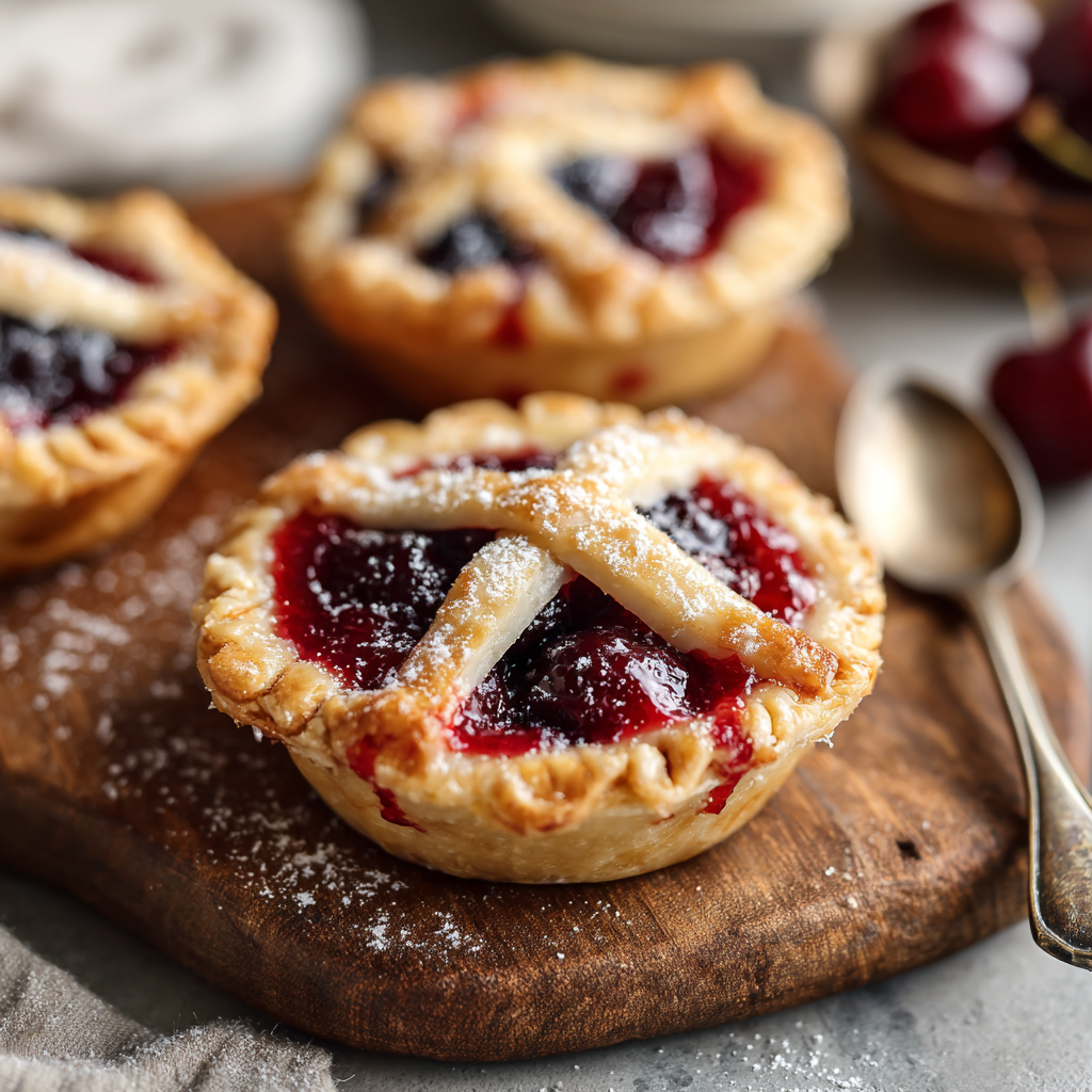 Mason Jar Lid Pies