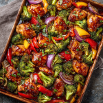 Sheet Pan Teriyaki Chicken with Veggies