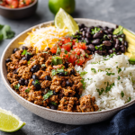 GROUND TURKEY TACO BOWLS