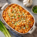 Buffalo Chicken Pasta Bake